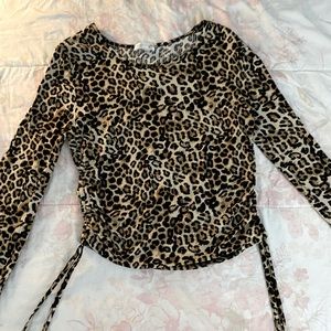 Orange kiss top long sleeve